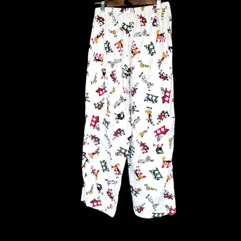 Warner Bros. Pajama Pants Mens Small/Medium White Character‎ Bugs Bunny
